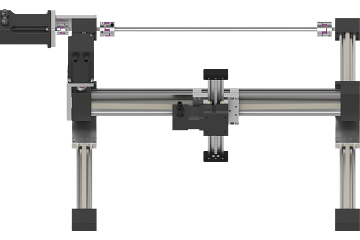 XYZ Gantry | Workspace 400 x 400 x 150 mm