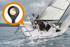 Seascape sailing boat uses igubal rod end bearings