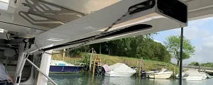 Davit from innovative structural design