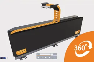 Interactive model zig-zag