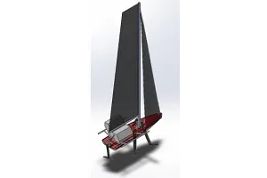 Racing Sailboat