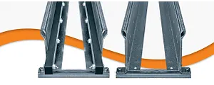 steel guide troughs