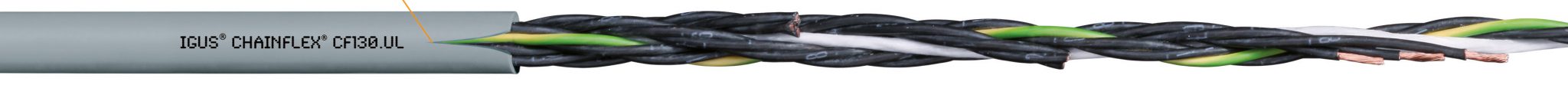 cable with PVC outer sheath