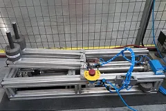 Prüfstand für linearen Langhub