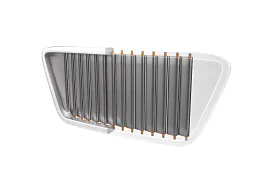 Plain bearing in front grill