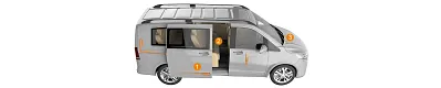 Van with e-chain® applications
