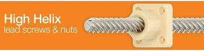 high helix lead screw banner