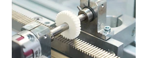3D printed gear made of iglidur polymer in tribology test