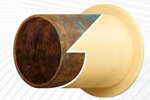 plastic bushings vs bronze bearings
