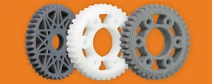 3D printed worm wheel