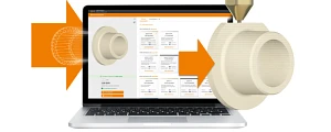 Get your component made by the 3D printing service