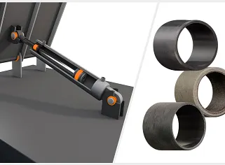 Oscillating water column, plain bearings TX1, TX2, H370